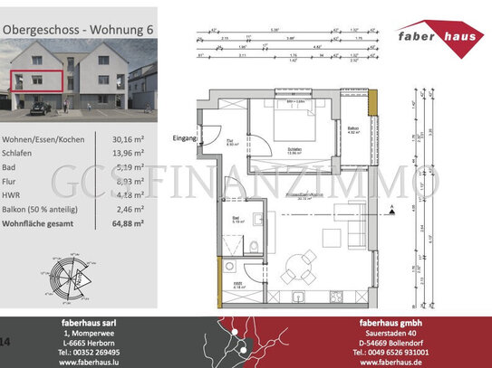 Hochwertige Neubauwohnung in Kordel, KfW 40 EE und ISB förderfähig, provisionsfrei