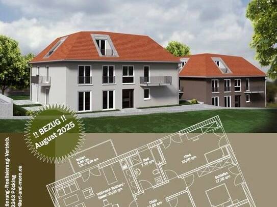 NEUBAUWOHNUNG- KFW40-1 Zimmerwohnung-INGOLSTADT-Oberhaunstadt