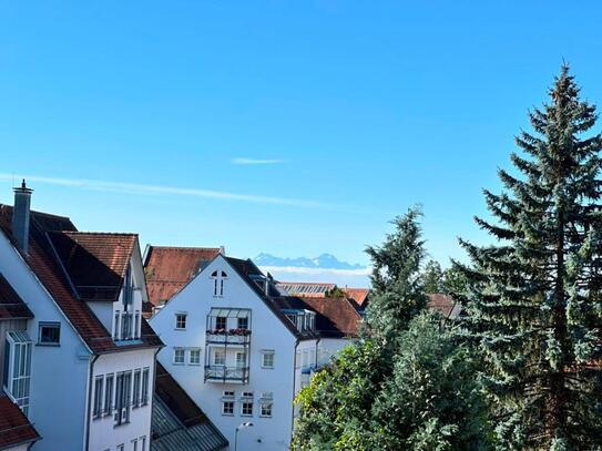 Stadtwohnung mit viel Platz und Blick auf die Berge im Herzen von Tettnang