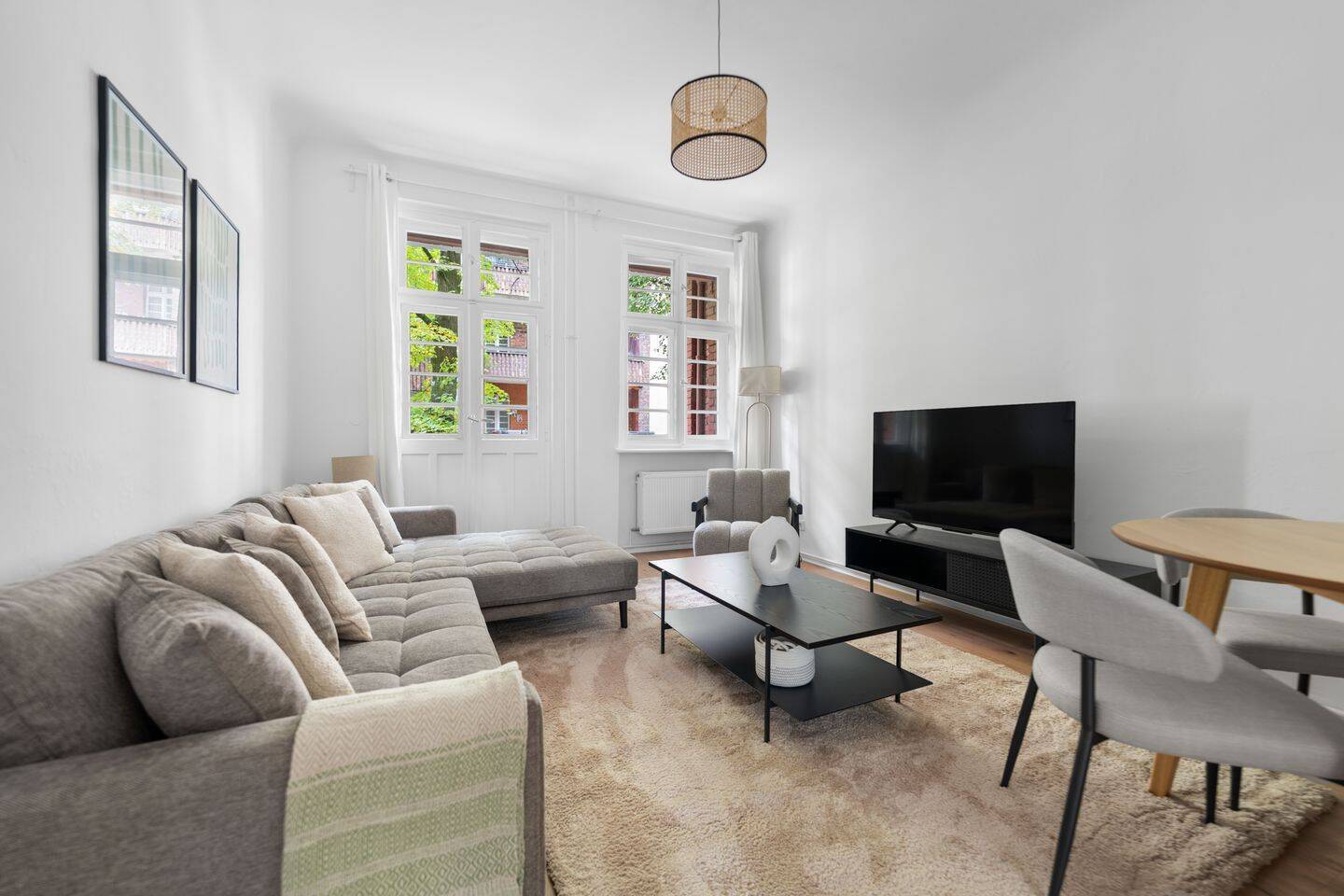 Beeindruckende 3-Zimmer-Wohnung in Neukölln - voll möbliert - Foto 1