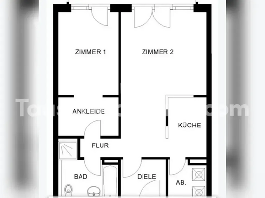 [TAUSCHWOHNUNG] Schöne 2ZKB+Balkon 66qm 1080€ warm gegen größer