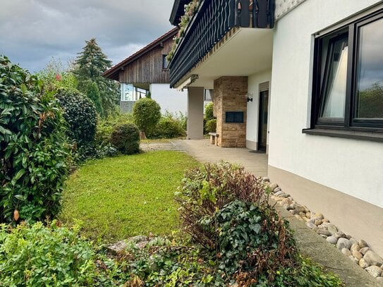 2-Zimmer Terrassenwohnung in Börtlingen mit Blick auf die Drei Kaiserberge