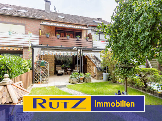 Delmenhorst-Deichhorst | Geräumiges Reihenmittelhaus mit schönem Garten, Balkon und Garage