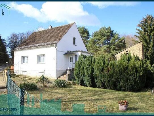 Einfamilienhaus mit Nebengebäude auf großem Grundstück