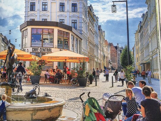 Wohnug mitten im Stadtleben