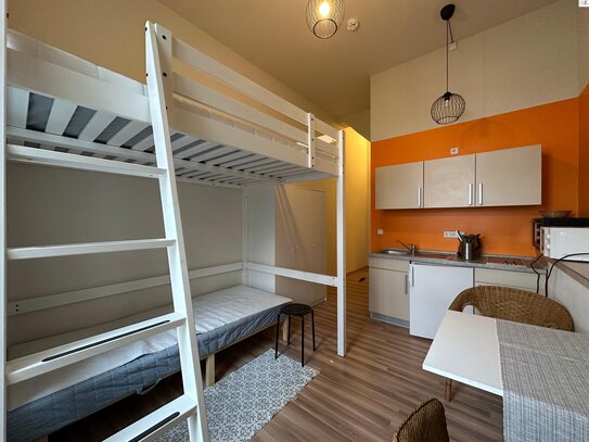 gz-i.de: Neustadt! Möbliertes Apartment mit Hochbett im Zollhof-Dresden