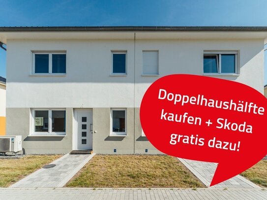 Nachhaltiges Wohnen: Doppelhaushälfte mit KfW 55 Standard!