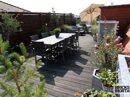 +++ Traumwohnung mit atemberaubender Dachterrasse! +++