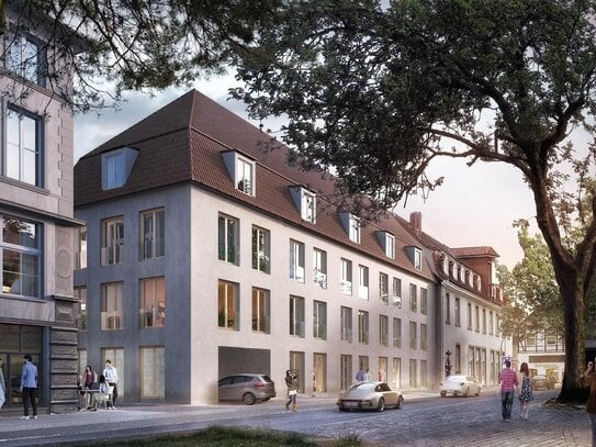 Provisionsfrei! Verkauf exklusiver Neubau-Penthousewohnung in bester Lage von Soest!