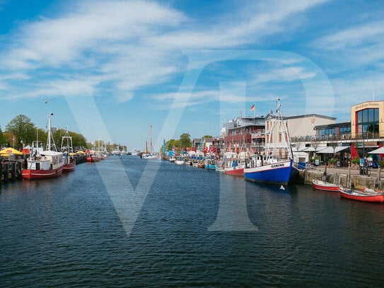 WARNEMÜNDE I möblierte, wundervolle moderne 3-Zimmer-Wohnung mit Südbalkon und Tiefgaragenplatz