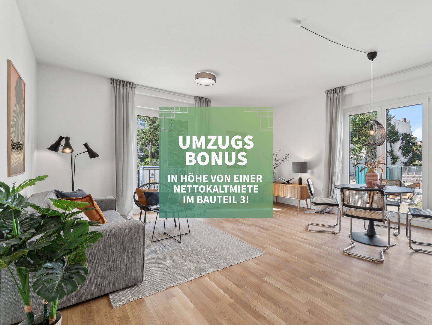 Hochwertiges Neubauapartment: 3-Zimmer-Wohnung mit schönem Balkon und Einbauküche - Foto 1