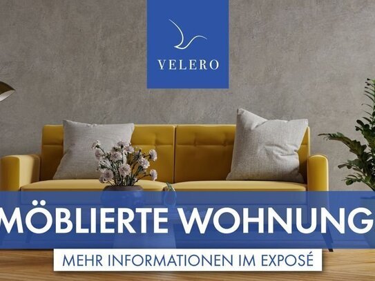 Sofort einziehen schöne möblierte 2,5 Raumwohnung mit Einbauküche und Balkon!