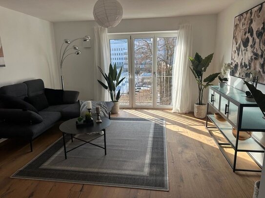 Hübsches Pasing: Moderne 3-Zimmer-Wohnung mit ruhiger Gartenterrasse und offenem Grundriss