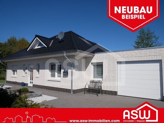 Musterhaus! Neubau Bungalow mit Teilausbau des Dachgeschosses