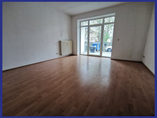 2-Raum-Wohnung mit Balkon im EG