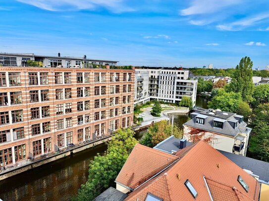 ++Rarität in Schleußig: Bezugsfreies LOFT auf 2 Etagen an der Elster in den Buntgarnwerken mit TG ++