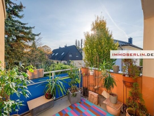 IMMOBERLIN.DE - Toplage! Exquisite Wohnung mit ruhigem Südwestbalkon & Pkw-Stellplatz