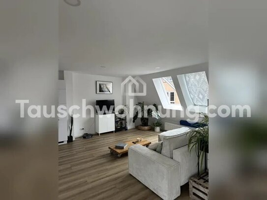 [TAUSCHWOHNUNG] Helle & große DG-Wohnung in Cannstatt für Wohnung Stadtnähe