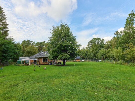 Modernes Wohnen im Grünen - Bungalow auf ca. 3.338 m² Grundstück in Buchholz Suerhop