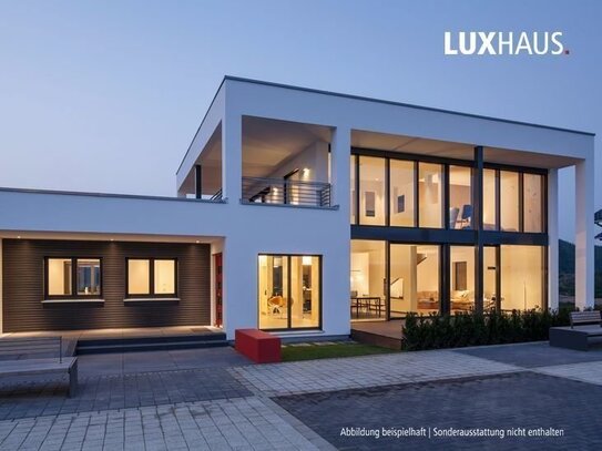 LUXHAUS Villa mit Aussicht individuell planbar 201m² Schlüsselfertig 100% Wohlfühlklima – 100% Design