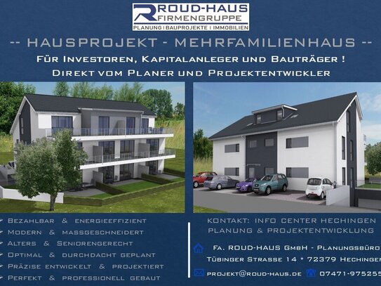 + EXKLUSIVES MEHRFAMILIENHAUS-PROJEKT! +