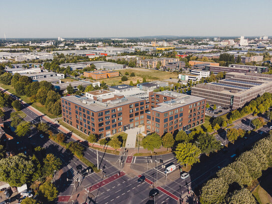 Campus Loddenheide || 380 m² Bürofläche || 4,20 m hohen Decken || Parkhaus || Erdgeschoss