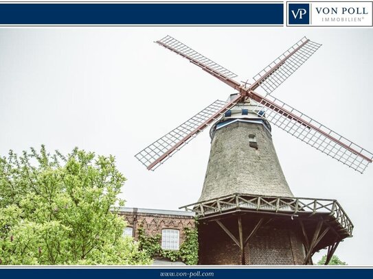 Ein einzigartiges Juwel: Historische Windmühle mit modernem Seminargebäude