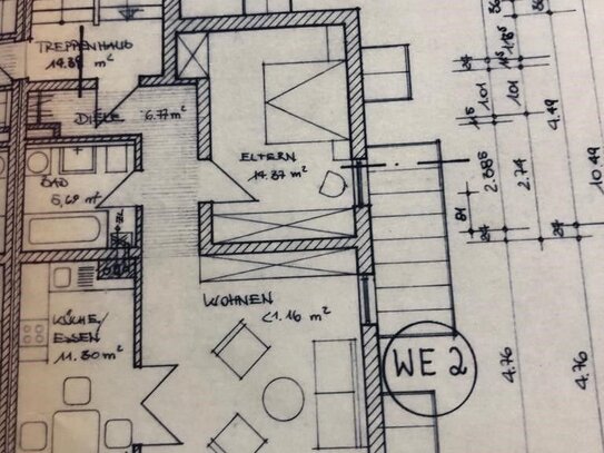 Gepflegte 2-Zi. Wohnung mit Balkon