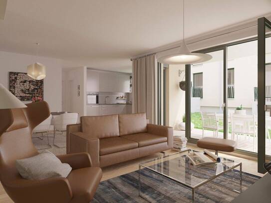 *Erstbezug Neubau südl. Innenstadt I Effizienzhaus 40 I Süd-Terrasse zum Hof I 2 Bäder*