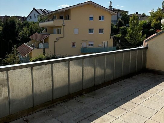 Sonnige Terrassenwohnung in ruhiger Stadtlage mit Panoramablick