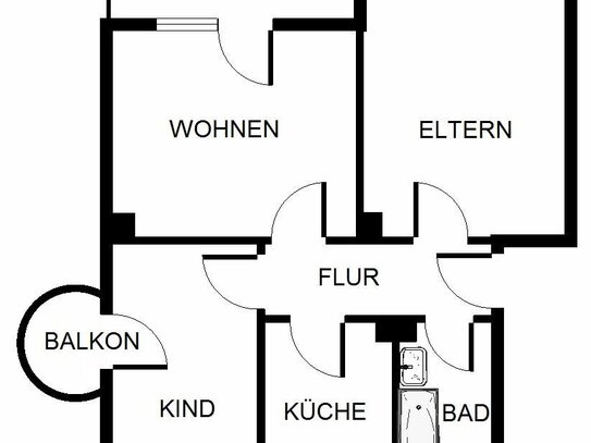 3-Zimmer-Wohnung in Gelsenkirchen Scholven