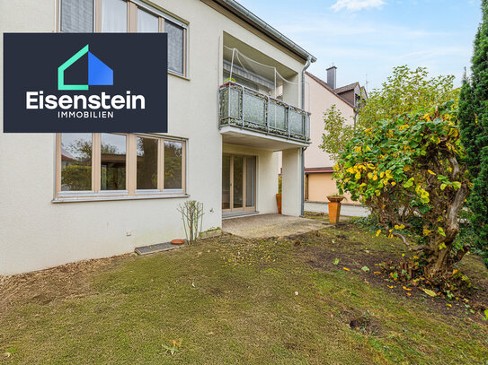 WOHNEN MIT GARTEN & TERRASSE: 3-ZIMMER-ERDGESCHOSSWOHNUNG MIT CARPORT IN NÜRNBERG-FISCHBACH