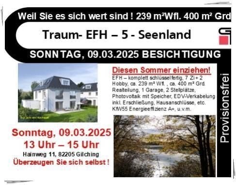 OPEN HOUSE! 09.03.2025 13 - 15 Uhr! EFH für Ihre Familie! 400 m² Grundstück! TAGES-Aktion vor ORT !