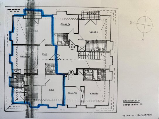 Lichtdurchflutete Penthouse-Wohnung