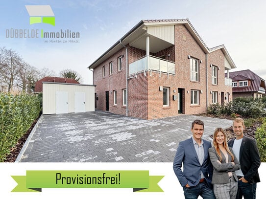 Provisionsfrei - Exklusive Erdgeschosswohnung mit Wärmepumpe und PV-Anlage! Schlüsselfertig!