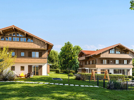 Gesamterwerb: Zwei Neubau-Landhaus-Mehrfamilienhäuser mit Bergpanoramablick in Schliersee-Neuhaus