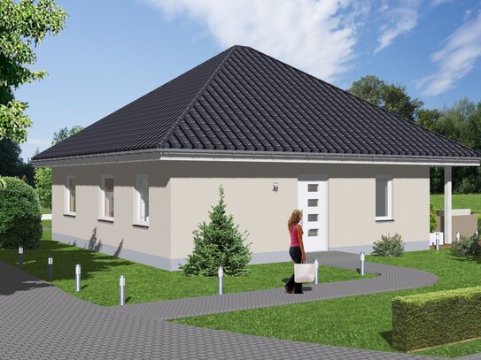 Wie wär es mit einem Bungalow? ( individuelles Architektenhaus ) in Traumlage in Stahnsdorf ! im Alleinauftrag