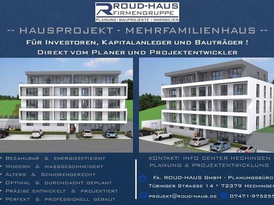 + EXKLUSIVES MEHRFAMILIENHAUS-PROJEKT! +