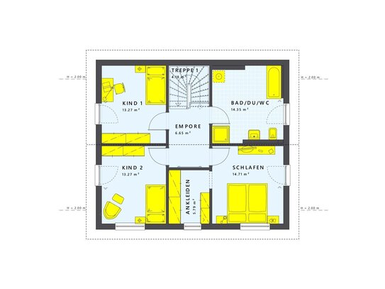 Großzügiges Einfamilienhaus mit Übereckerker und Balkon