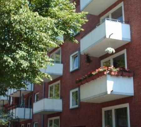 Schicke 1 Zi-Wohnung Dehnhaide mit großer Terrasse