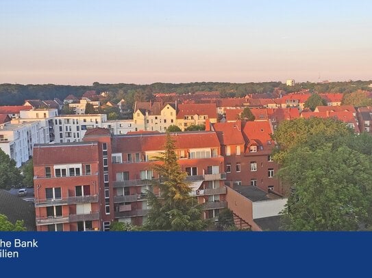 HANNOVER-STÖCKEN - 3-Zimmer-Wohnung tollem Blick von der Loggia und optionaler Garage