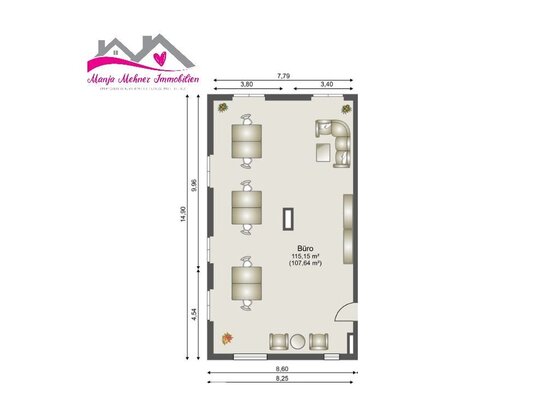 Gewerbeflächen 115 m² im Herzen von Sande - Neubau, Fertigstellung Ende 2025