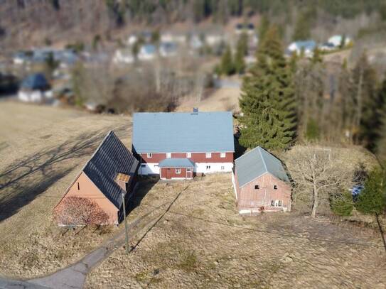 Erfüllen Sie sich den Traum vom Landleben! 3-Seitenhof in Holzhau!