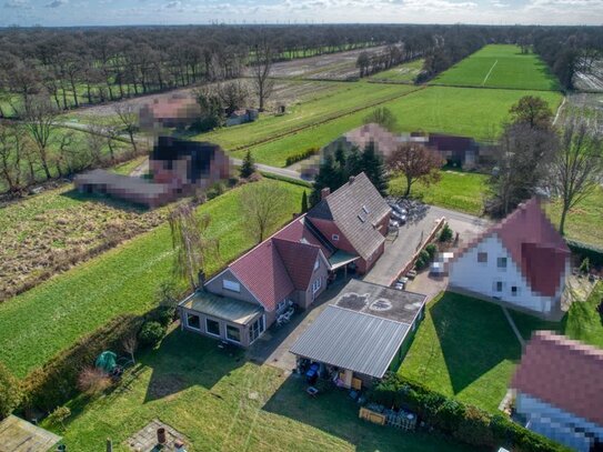 Charmantes Wohnhaus mit großem Anbau und ca. 7.000 m² Grundstücksfläche - ohne zus. Käuferprovision!