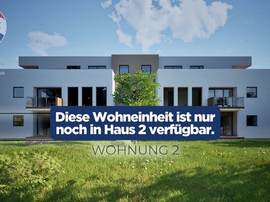 Neubauprojekt von 20 Eigentumswohnungen: "Nachhaltiges Wohnen" in Saarburg - Wohnung 2 im EG / HS. 1