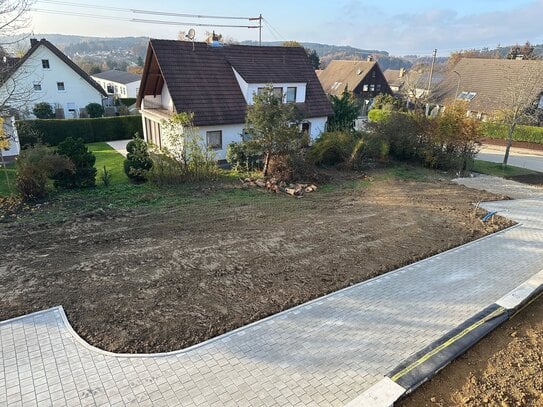 Bauplatz für Einfamilienhaus mit Baugenehmigung in Fischach - ohne Bauzwang