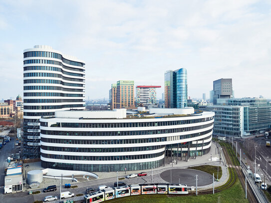 Hochmoderne und vollausgestattete Privatbüros im Hafen von Düsseldorf - All-in-Miete