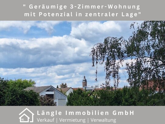 Geräumige 3-Zimmer-Wohnung mit Potenzial in zentraler Lage