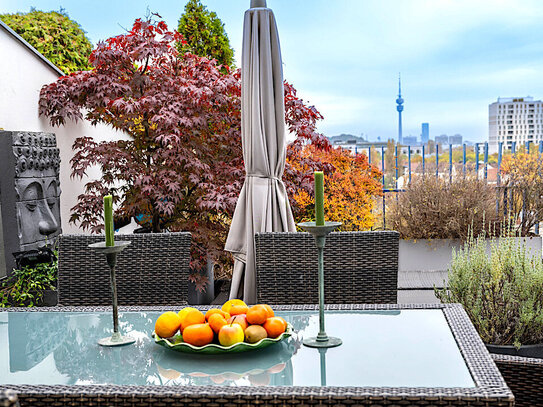 Spektakuläre Aussicht: Elegantes Penthouse über 3 Etagen mit großen Dachterrassen