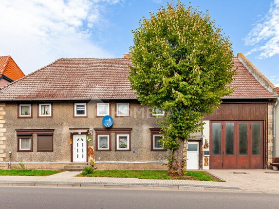 Idyllischer Hof mit 7-Zimmer-Einfamilienhaus, Scheune mit KFZ-Werkstatt und Nebenhaus